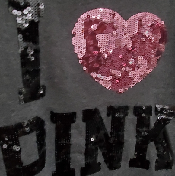 Victoria's Secret PINK Black & Pink Sequin Ladies Jacket Size SP - Picture 10 of 14